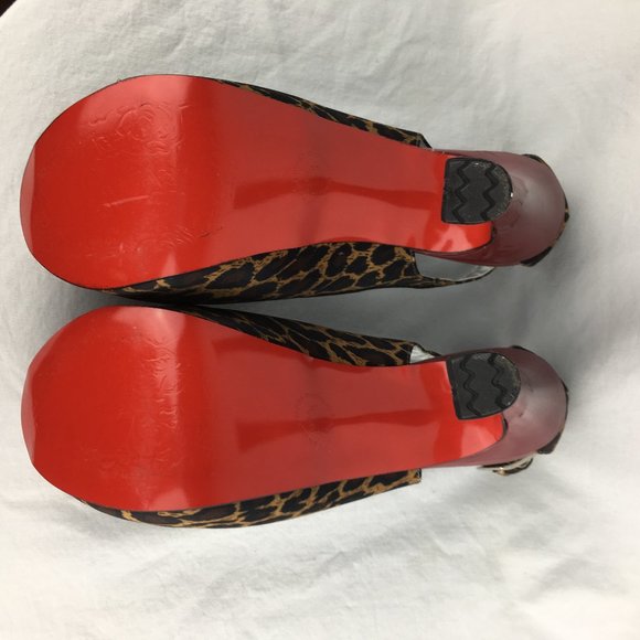 Vittorio D Firenze 5" Heels Leopard Print (0090) - Picture 8 of 10